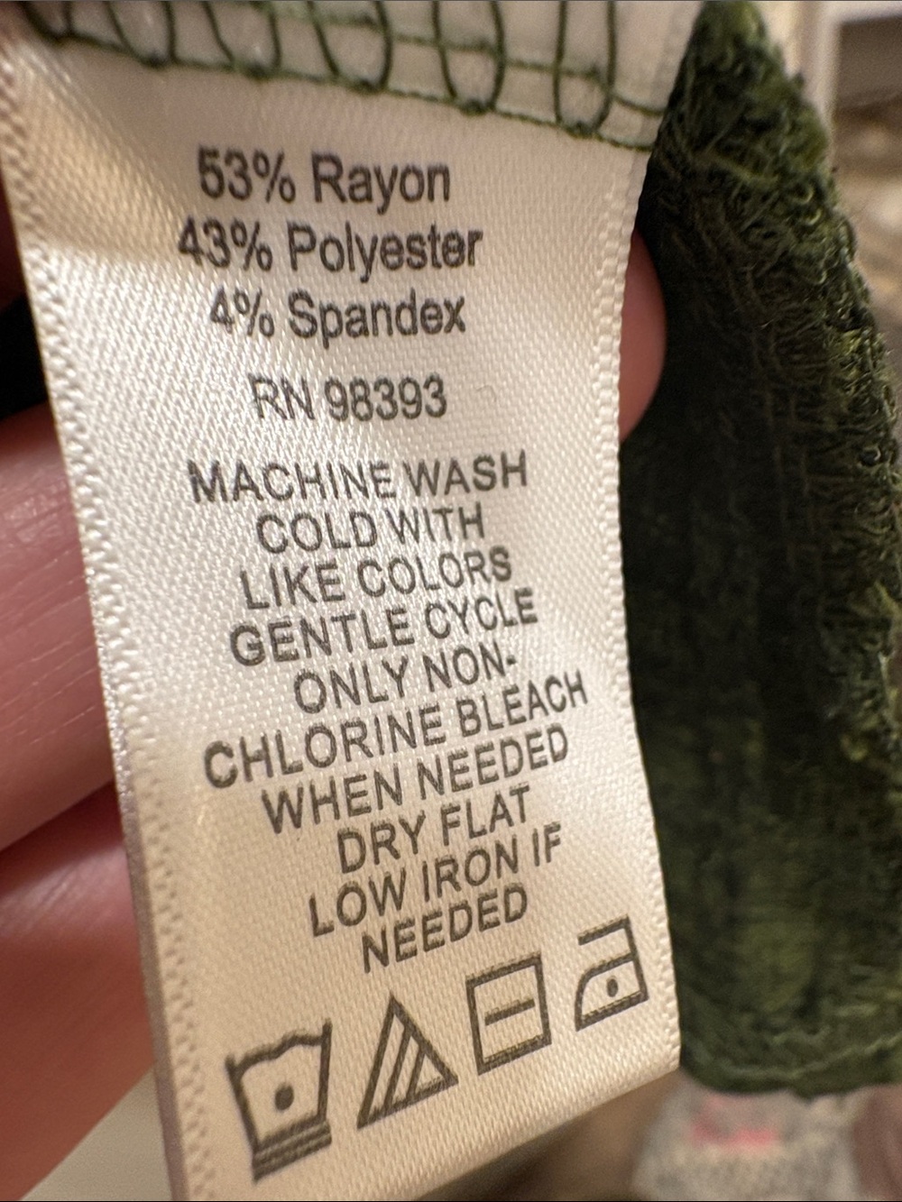 Lisa Rinna Collection Olive Green Ribbed Long Cardigan - Picture 3 of 4